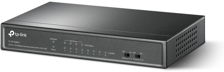 Produktbild TP-Link Switch 8x GE TL-SF1008LP davon 4PoE+ (8 Ports)