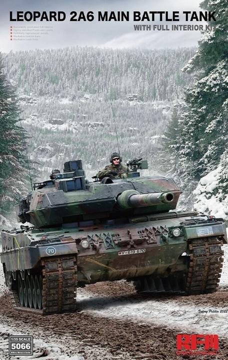 Produktbild Rye Field Model Leopard 2A6 Main Battle Tank with FULL INTERIOR