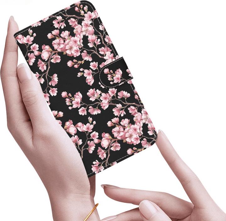 Actual product image Cover-Discount Galaxy S25 Ultra - Tasche Hülle mit Blüten Motiv (Samsung Galaxy S25 Ultra)