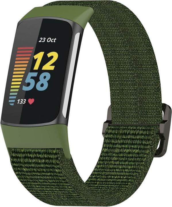 Actual product image Cover-Discount Fitbit Charge 6 - Nylon fabric replacement strap (Nylon)