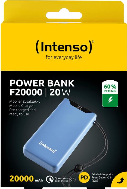 Productafbeelding Intenso F20000 (20000 mAh, 20 W, 74 Wh)