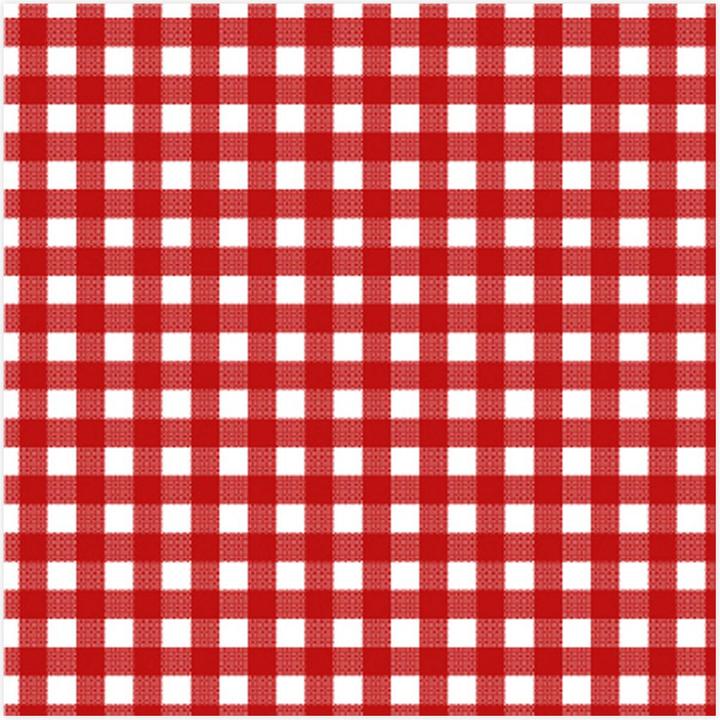 Produktbild Casativo Brotzeit Servietten, rot-weiss-kariert (25 x 25 cm)