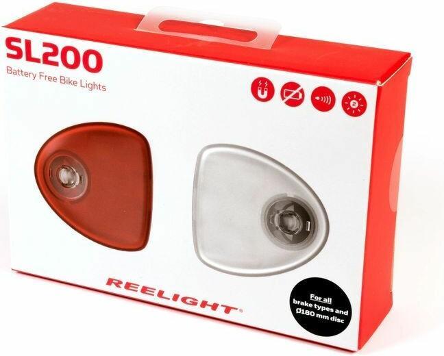 Produktbild Reelight Velolampe SL200 Set vorne + hinten (300 lm, 300 lm)