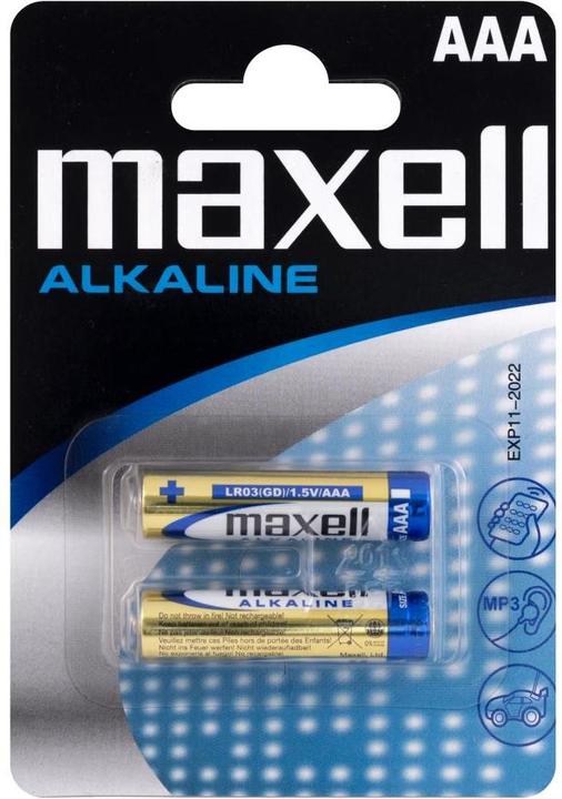 Maxell Batteria AAA 2 pezzi (2 pz., AAA)