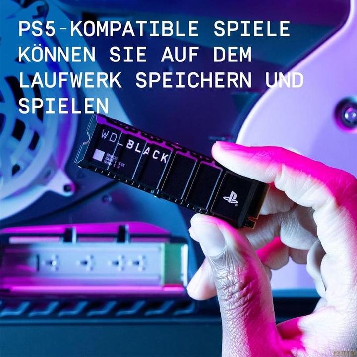 Productafbeelding WD Zwarte SN850 met koellichaam (Retail). (1000 GB, M.2 2280)