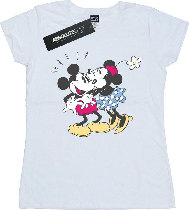 Disney Mickey And Minnie Mouse Kiss TShirt (L)