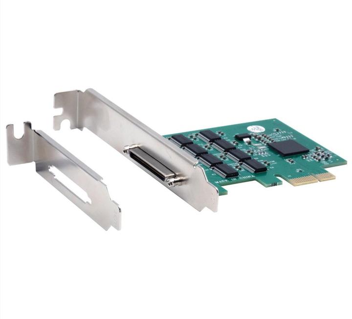 Immagine prodotto Exsys Scheda PCIe 8S RS-232 di GmbH, cavo Octopus (EXAR/MaxLinear)