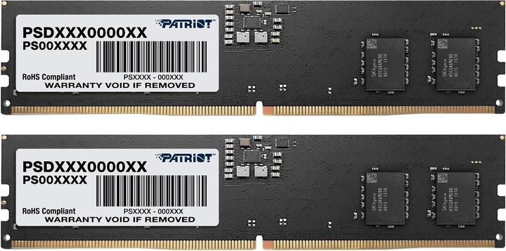 Productafbeelding Patriot Signature Geheugen, DDR5, 16 GB, 4800MHz, CL40 (PSD516G480081) (1 x 16GB, 4800 MHz, DDR5 RAM, DIMM 288 pin)