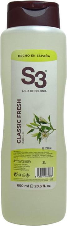Immagine prodotto S3 Colonia Classica Fresca 600ml (Eau de cologne, 600 ml)