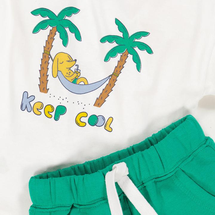 Immagine prodotto La Redoute Collections Set di maglietta e pantaloncini (86, 92)