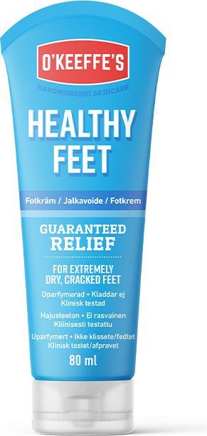 O'Keeffe's Healthy Feet - Fusscreme - Tube - 85 g. (Fussdeodorant & -puder)