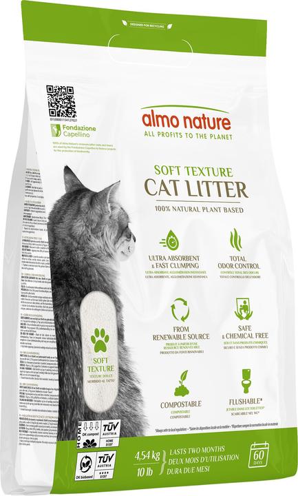 Almo Nature Cat Litter (Clumping, 4.54 kg)
