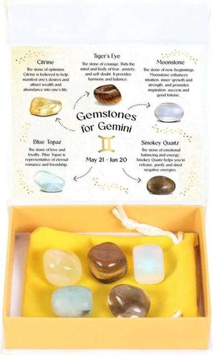 Actual product image Something Different Gemini Tumbled Stone (Pack of 5)