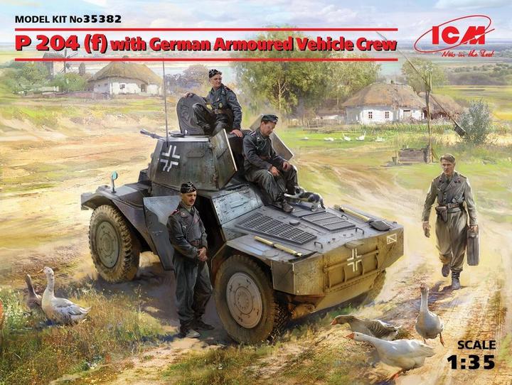 Produktbild ICM P 204(f)with German Armoured VehicleCrew