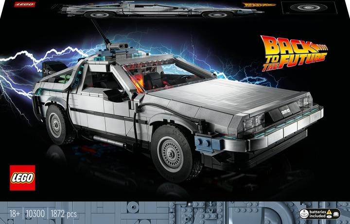 LEGO Macchina del tempo da Ritorno al futuro (10300, LEGO Icons, Set LEGO rari)