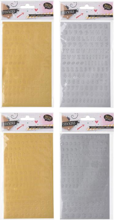 Produktbild Aufkleber Zahlen und Buchstaben
