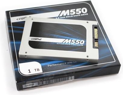 Actual product image Crucial M550 (1024 GB, 2.5")