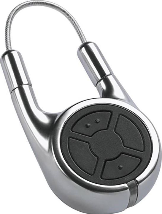 Actual product image Hörmann Hand-held transmitter HSD2 868-BS chrome SW-Europe 2 buttons with key ring 436775 (Handheld transmitter)