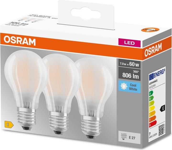 Image du produit Osram Led Base Classic A (E27, 6.50 W, 806 lm, 1 x, E)