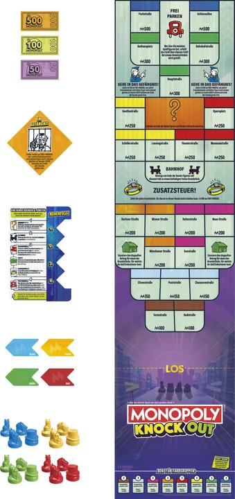 Actual product image Monopoly Knockout (German)