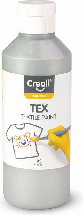Productafbeelding Creall Textielverf Zilver, 250ml (Zilver, 250 ml)