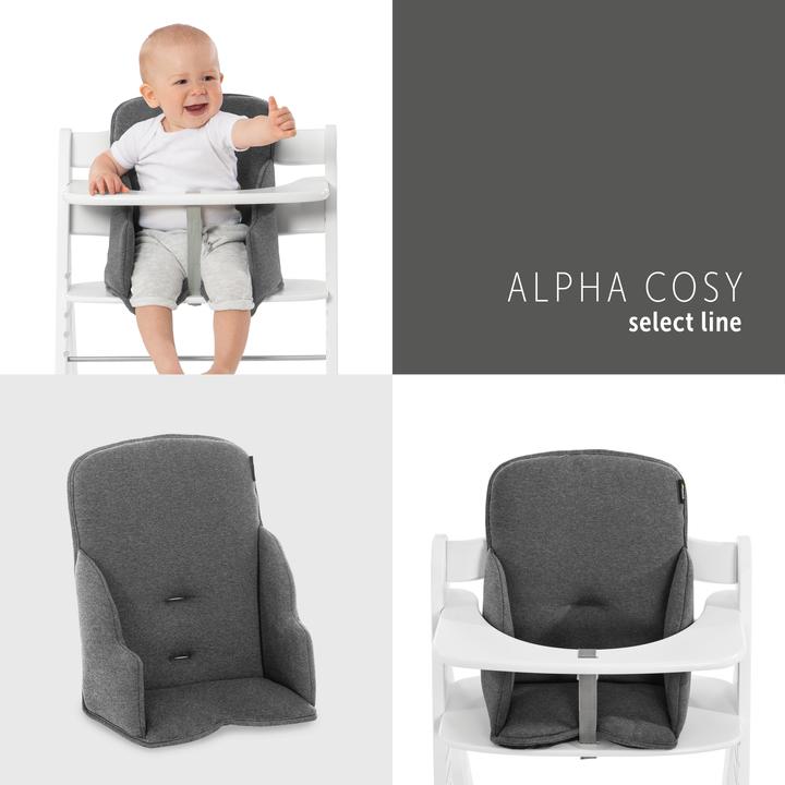 Produktbild Hauck Alpha Cosy Select Jersey Charcoal