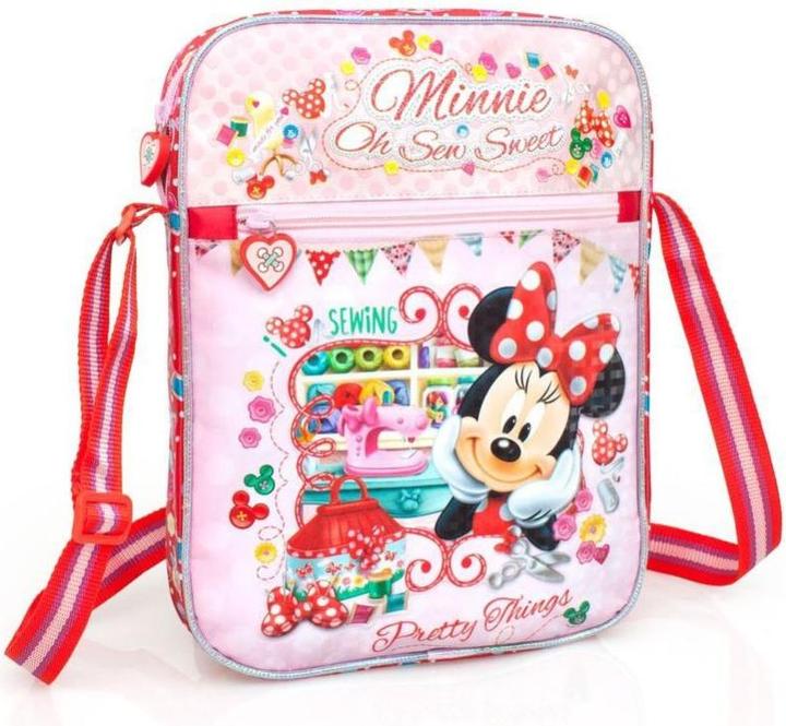 Image du produit Disney Sac à bandoulière Universal Premium pour filles Minnie Pretty Things 3D 33215 rose