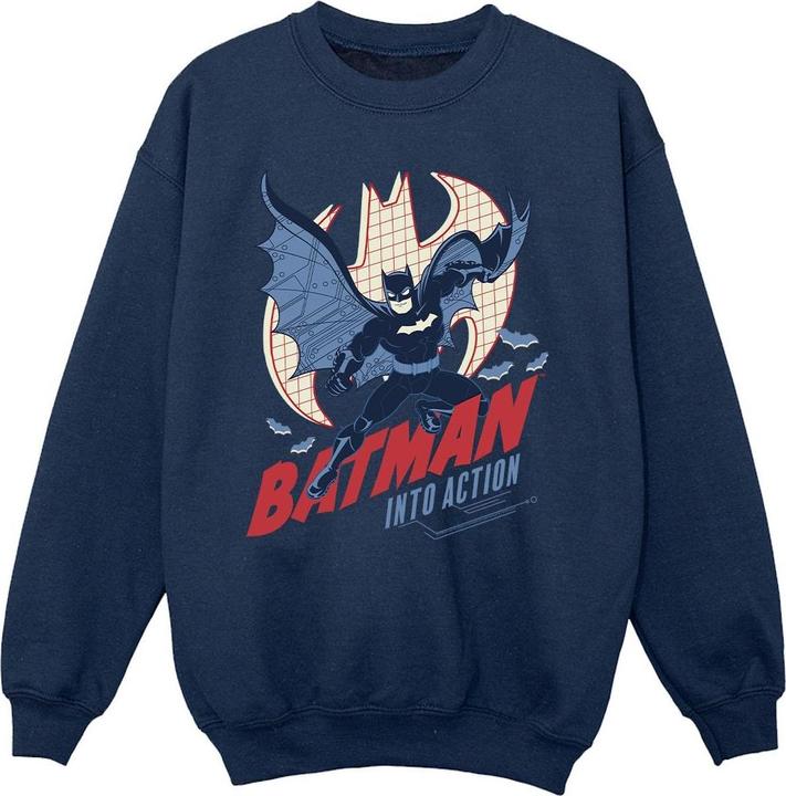 Batman Into Action Sweatshirt Mädchen