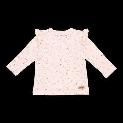 Little Dutch T-Shirt langärmlig Little Pink Flowers - 74 (74)