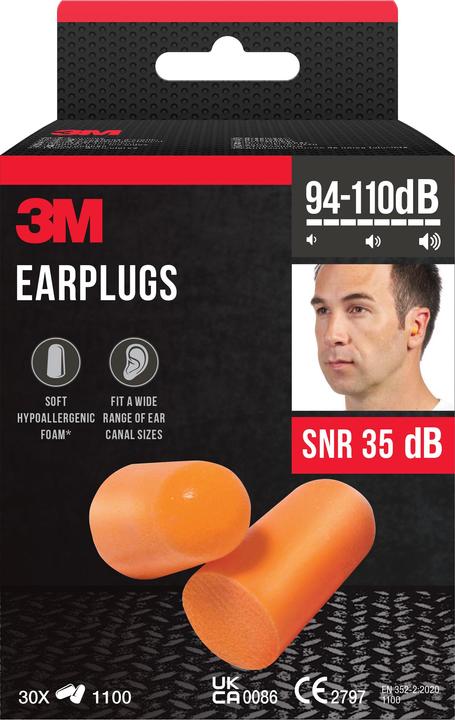 3M Tappi di protezione per l'udito 1100C30 (60 x)