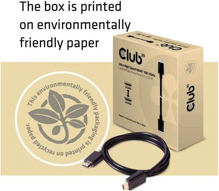Produktbild Club 3D HDMI (Typ A) — HDMI (Typ A) (1 m, HDMI)
