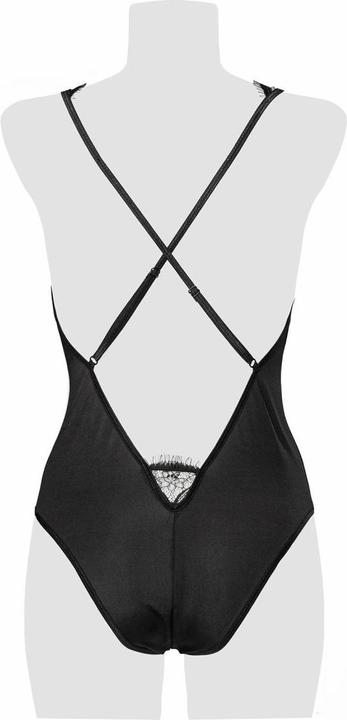 Actual product image Grey Velvet Sexy V-body (M)