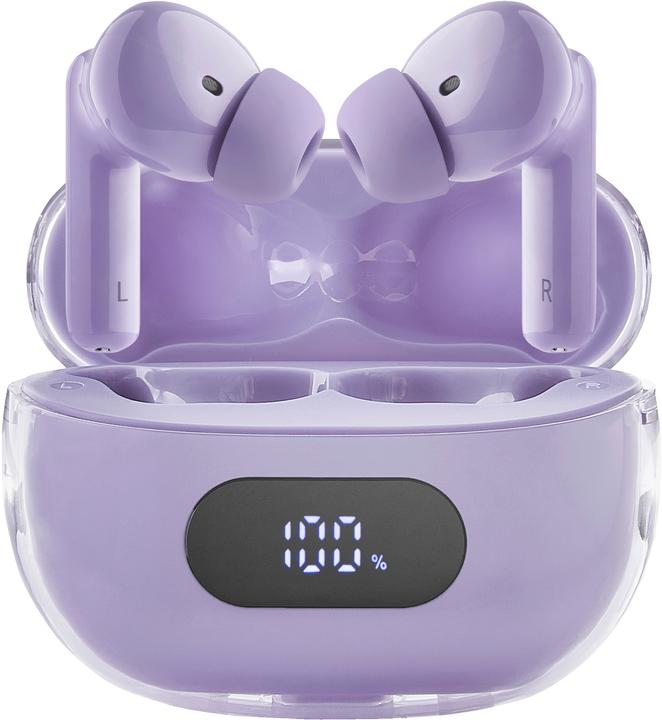 Image du produit Intenso Casque True Wireless Buds Plus T313AE violet (ANC, 7.50 h, Sans fil)