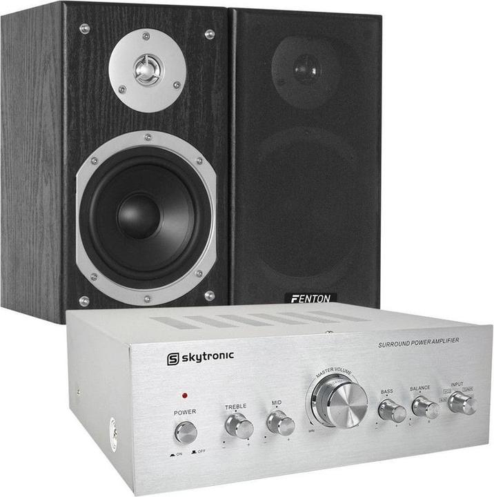 Immagine prodotto Skytec Set HiFi da 280W con amplificatore, altoparlanti e cablaggi (1 pz., 280 W)