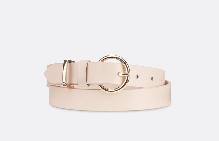 Actual product image La Redoute Collections Belt with gold coloured buckle (85)