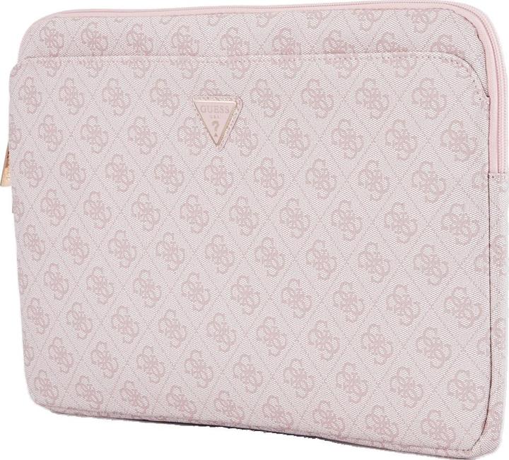 Produktbild Guess Bag Sleeve 14" 4G Zipper Pocket Triangle Logo pink (14")