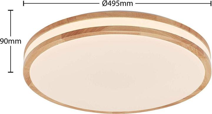 Produktbild Lindby Emiva LED-Deckenlampe, Lichtstreifen mittig (2000 lm)