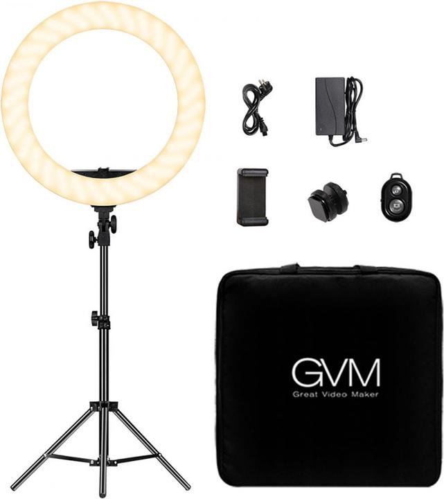 Actual product image GVM HD-18S (Ring light, Video light)