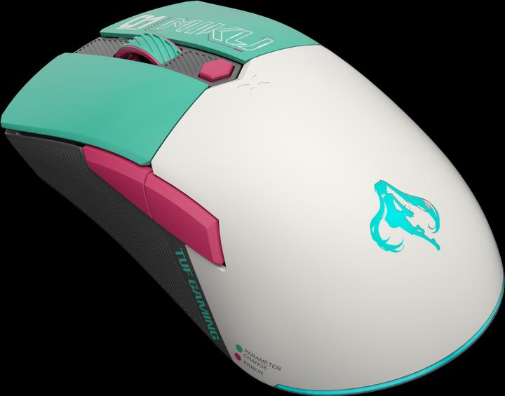 Actual product image ASUS TUF Gaming Mini Wireless Mouse Hatsune Miku Edition (Cable)