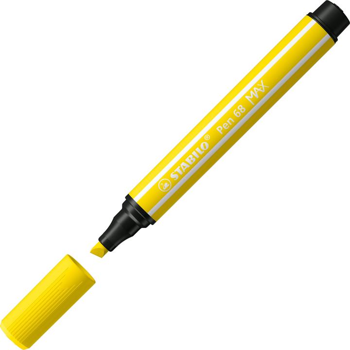 Image du produit STABILO Pen 68 Max jaune citron (Jaune citron, 1 x)