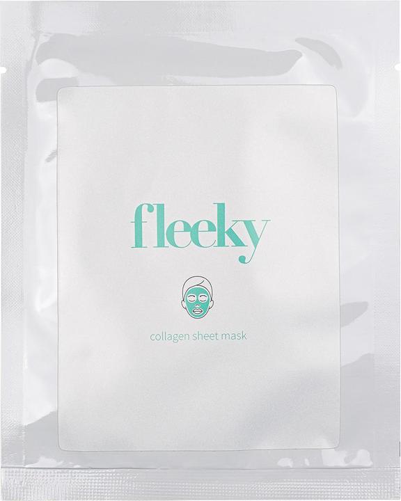 Actual product image Fleeky Collagen Sheet Mask with 540 Needle Dermaroller