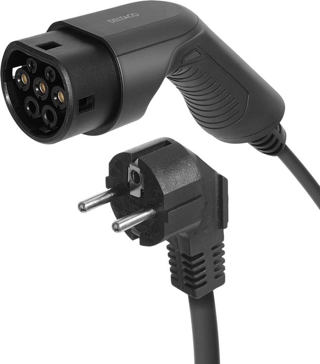 Produktbild Deltaco EV-Ladekabel (Typ 2, 1.80 kW, 8 A, 3 m)