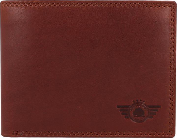 Greenburry Vintage Geldbörse RFID Schutz Leder 12 cm