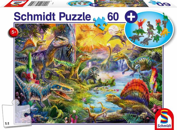 Produktbild Schmidt Spiele Dinosaurier (60 Teile)