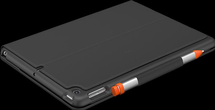 Actual product image Logitech slim folio (CH, iPad 2021 (9th Gen), iPad 2019 (7th gene), iPad 2020 (8. Gen))