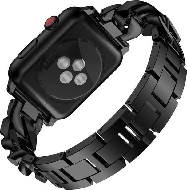 Actual product image PhoneLook Bracelet Stainless Steel Diamond Loop with Luxurious Diamonds and Large Loops 42 mm / 44 mm (44 mm, Aluminium)