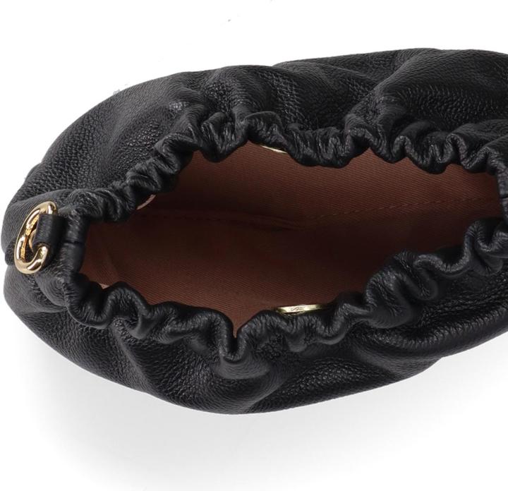 Actual product image Marc Ellis Damen Schultertasche Made In Italy - Modell Lumena - 100% Leder - 21.0 X 16.5 X 7.5 Cm