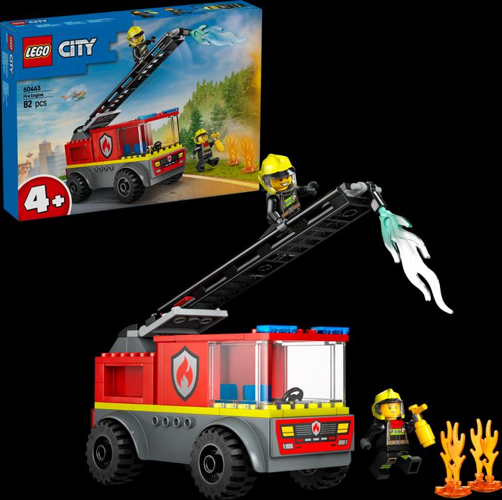 Produktbild LEGO Feuerwehrleiterfahrzeug (60463, LEGO City)