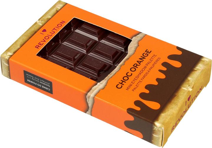 Produktbild Makeup Revolution I Heart Revolution Chocolate Mini Choc Orange eye shadow palette (Choc Orange)