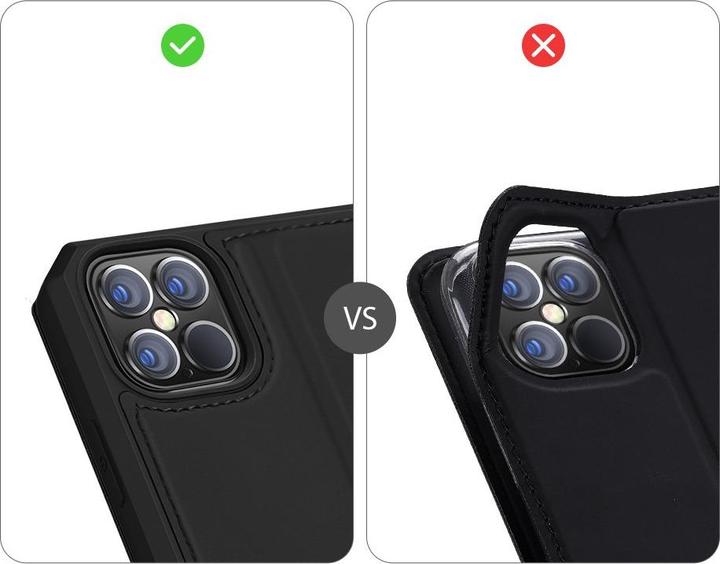 Actual product image Dux Ducis Skin Pro Series Bookcover (Apple iPhone 12 Pro Max)